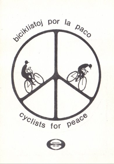 Biciklistoj por la paco...