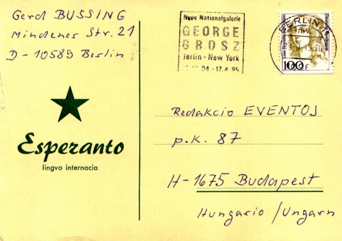 Esperanto lingvo internacia