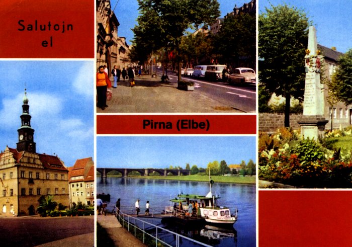 Salutojn el Pirna (Elbe)