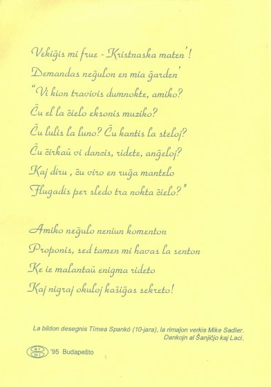 Felicxan Kristnaskon! - alia flanko
