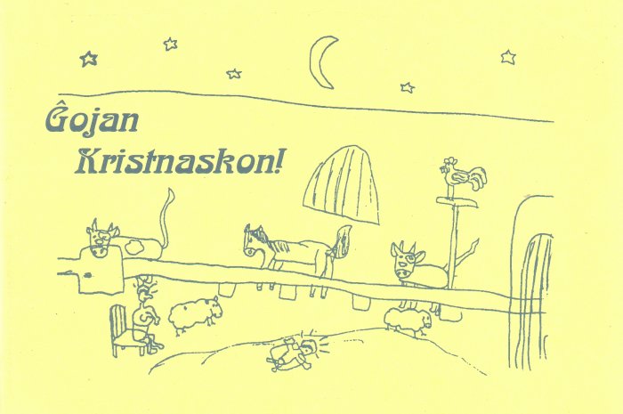 Gxojan Kristnaskon!