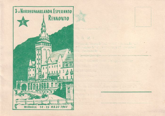 Nordhungarlanda Esperanto Renkonto Miskolc