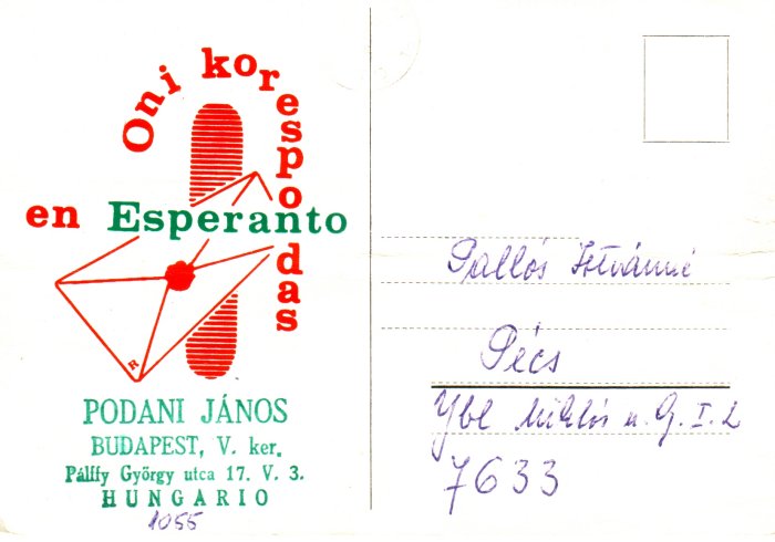Oni korespondas per Esperanto
