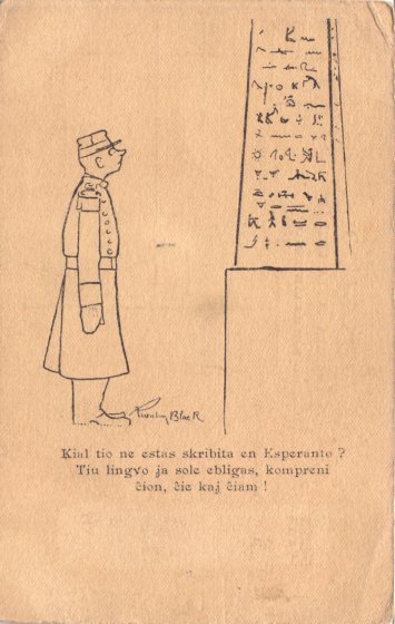 Kial tio ne estas skribita en Esperanto?