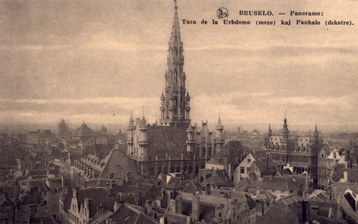 Bruselo. Panoramo.