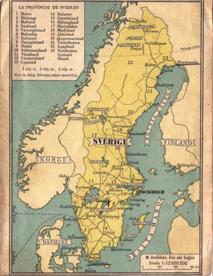 La provincoj de Svedujo