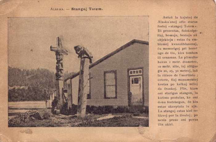Alaska. Totem-kolonoj