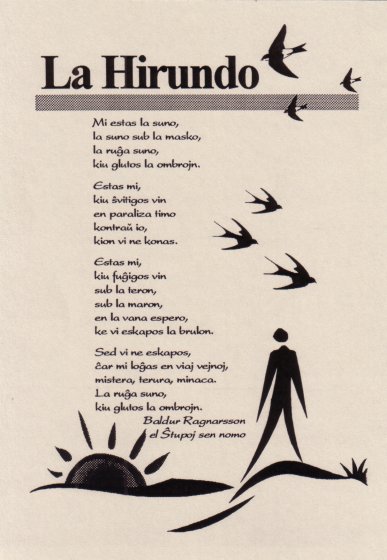 La Hirundo - Mi estas la suno