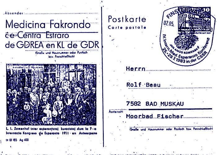 Zamenhof inter esperantistoj-kuracistoj
