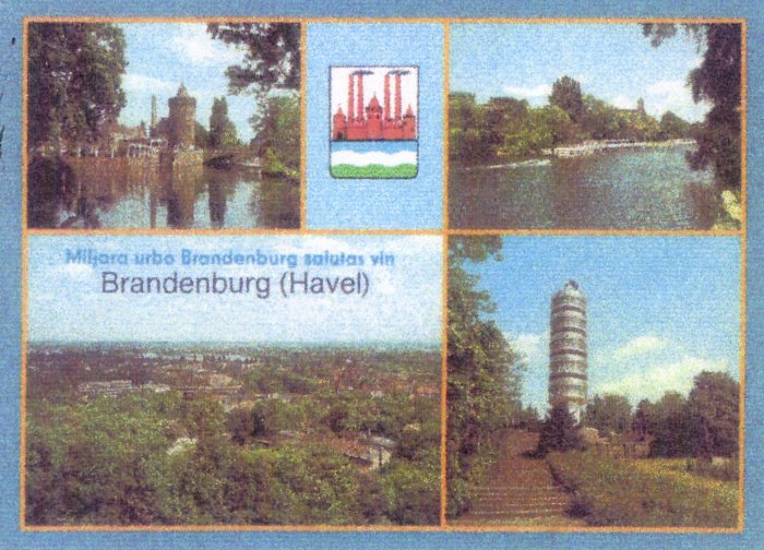 Miljara urbo Brandenburg salutas vin