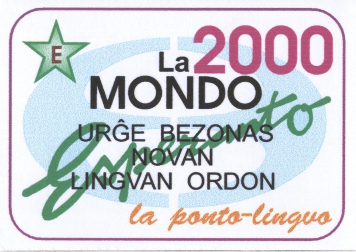 La mondo urgxe bezonas novan lingvan ordon