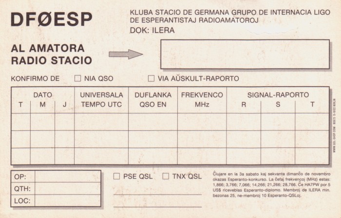 ILERA DF0ESP<br>www.qsl-shop.com Box73 D-10122 Berlin - alia flanko