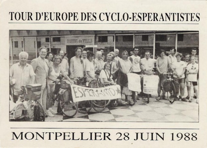 1988-a biciklado por Esperanto.