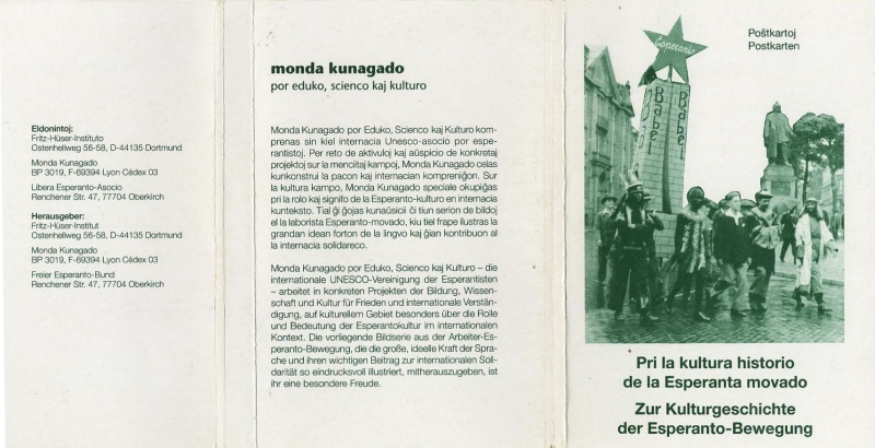 Pri la kultura historio de la Esperanto-movado