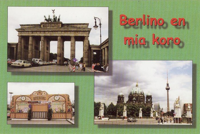 Berlino en mia koro