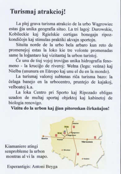 Salutojn el la pola urbo Wągrowice - alia flanko