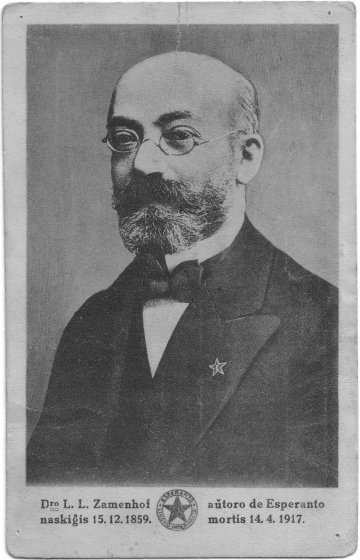L.L.Zamenhof auxtoro de Esperanto
