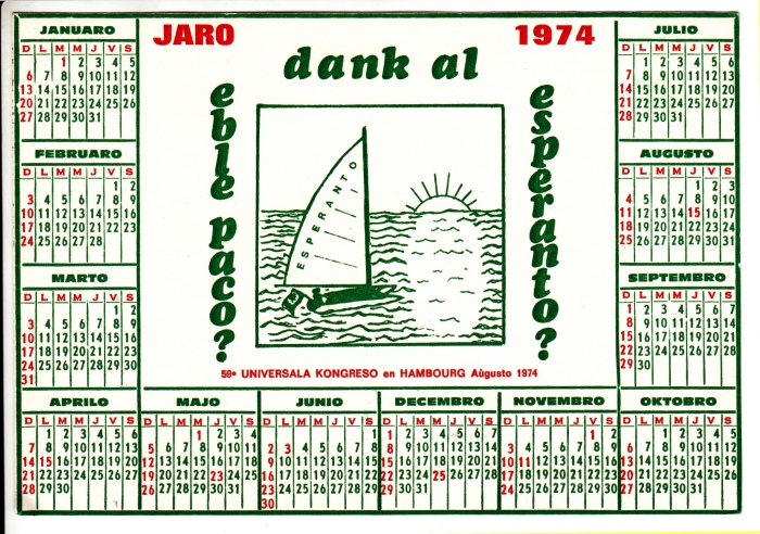 Kalendaro 1974