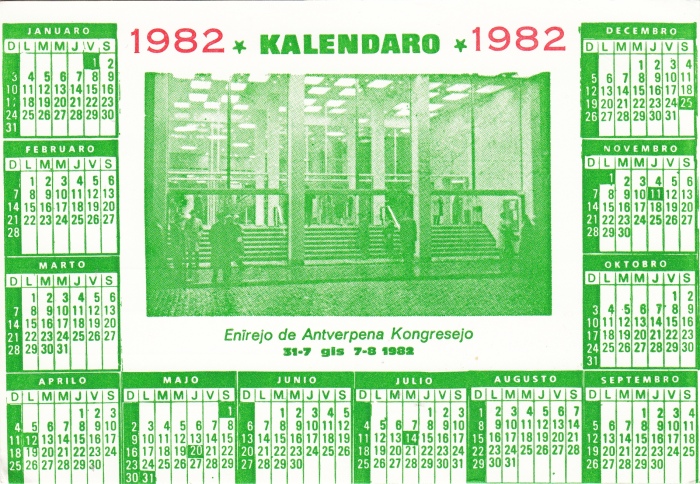 Kalendaro 1982